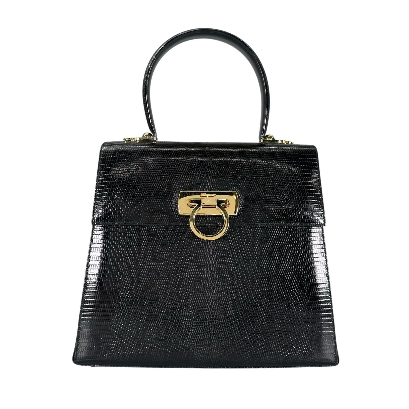Salvatore Ferragamo サルヴァトーレフェラガモ ハンドバッグ レザー 