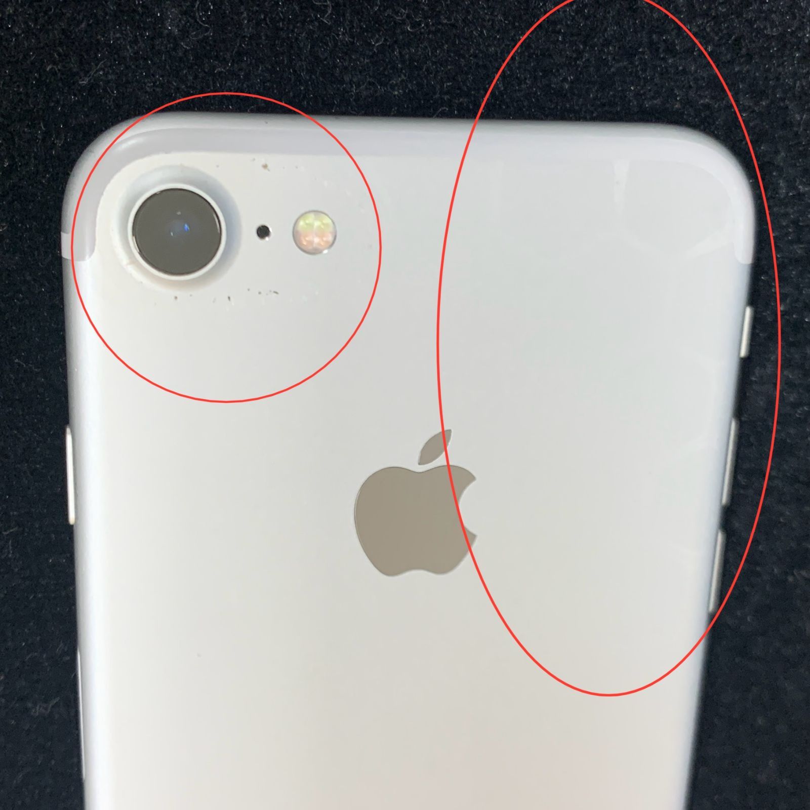 iPhone7 32GB SV SIMフリー au版 中古 - メルカリ