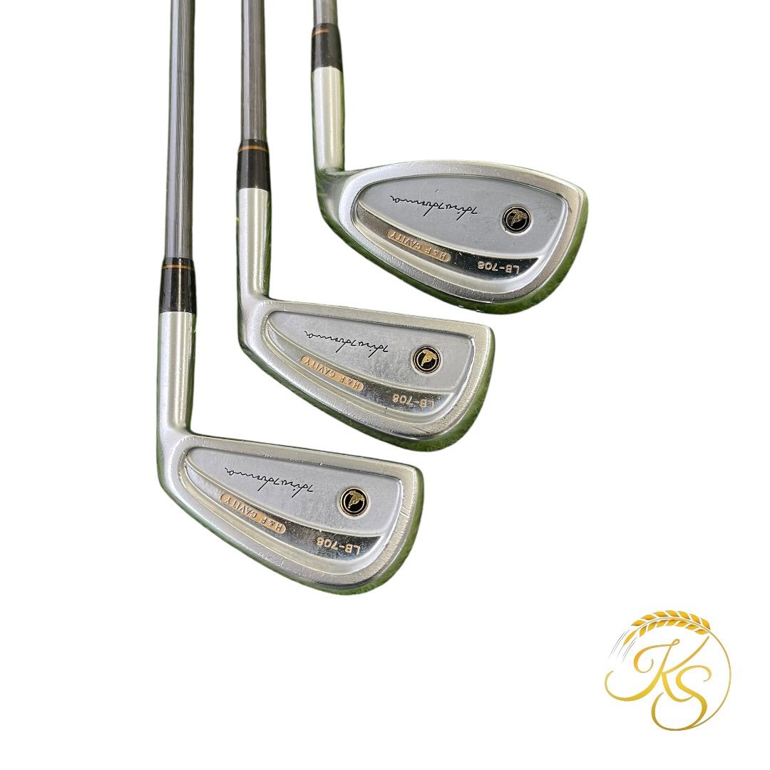 ホンマ　アイアン　3本　右　HONMA　LB-708　カーボン　M-40 　黒モグラ
