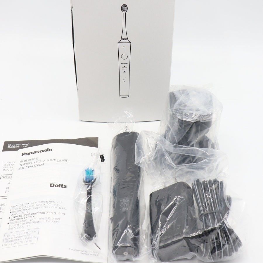 新品】パナソニック 音波振動ハブラシ ドルツ EW-NDPD6-K 黒 電動