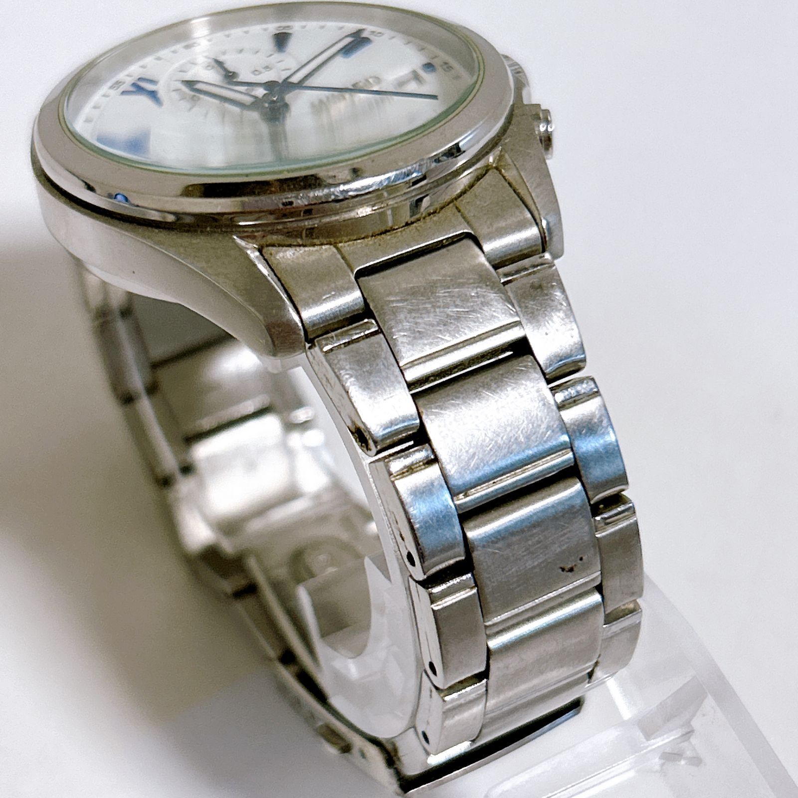 SEIKO セイコー WIRED ワイアード クロノグラフ ホワイト VD57-KZ10 