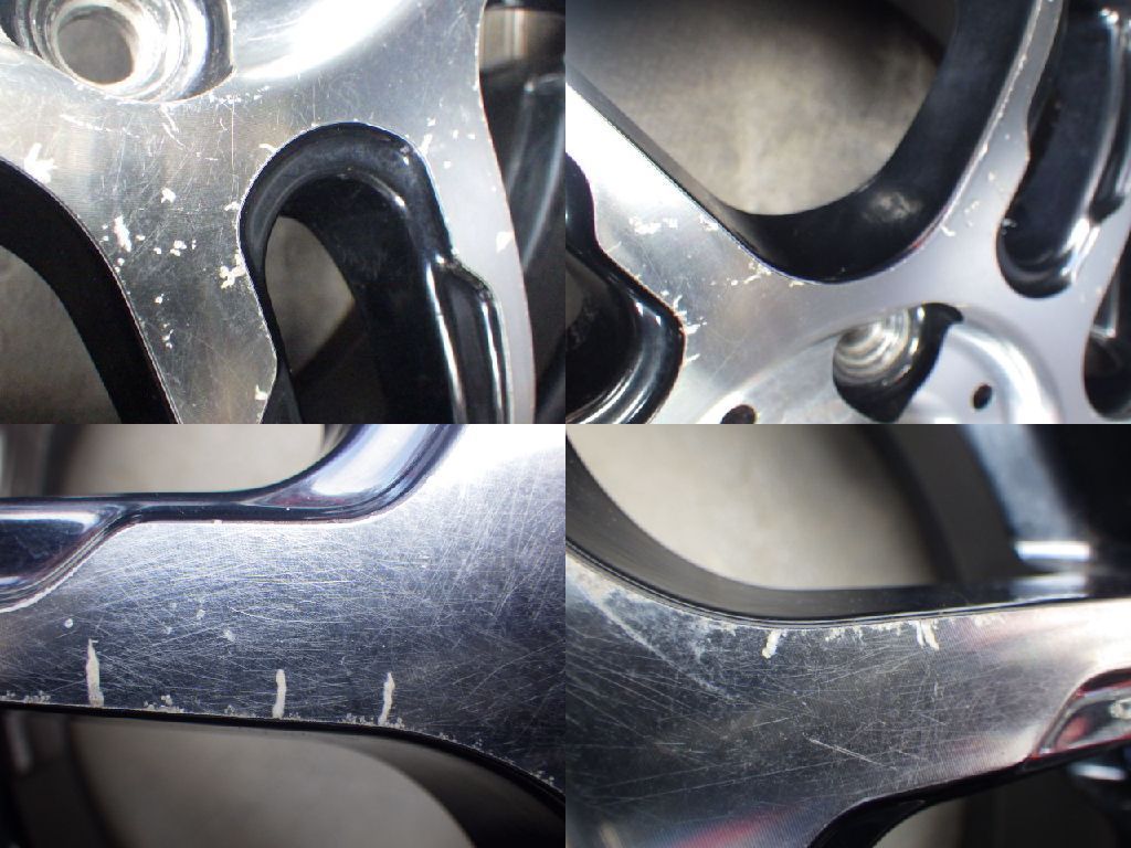 3664】J送料無料△MONZA JAPAN JP-STYLE UNI FIVE△13x4.0B 4穴 100 +