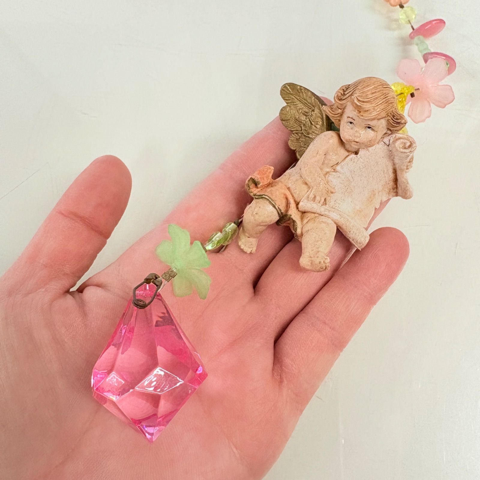 新年お値下中　ミハエルネグリン　エンジェル　インテリア　飾り Michal Negrin ミハエルネグリン モビール エンジェル 天使 クリア装飾