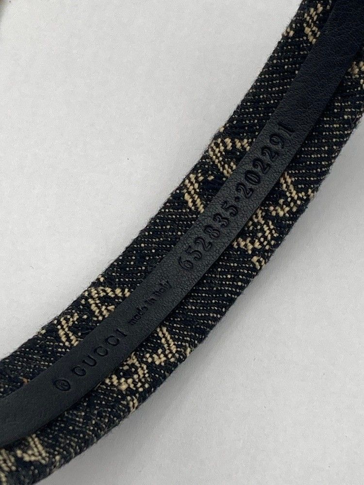 GUCCI グッチ GGキャンバス デニム カチューシャ 652835 レディース