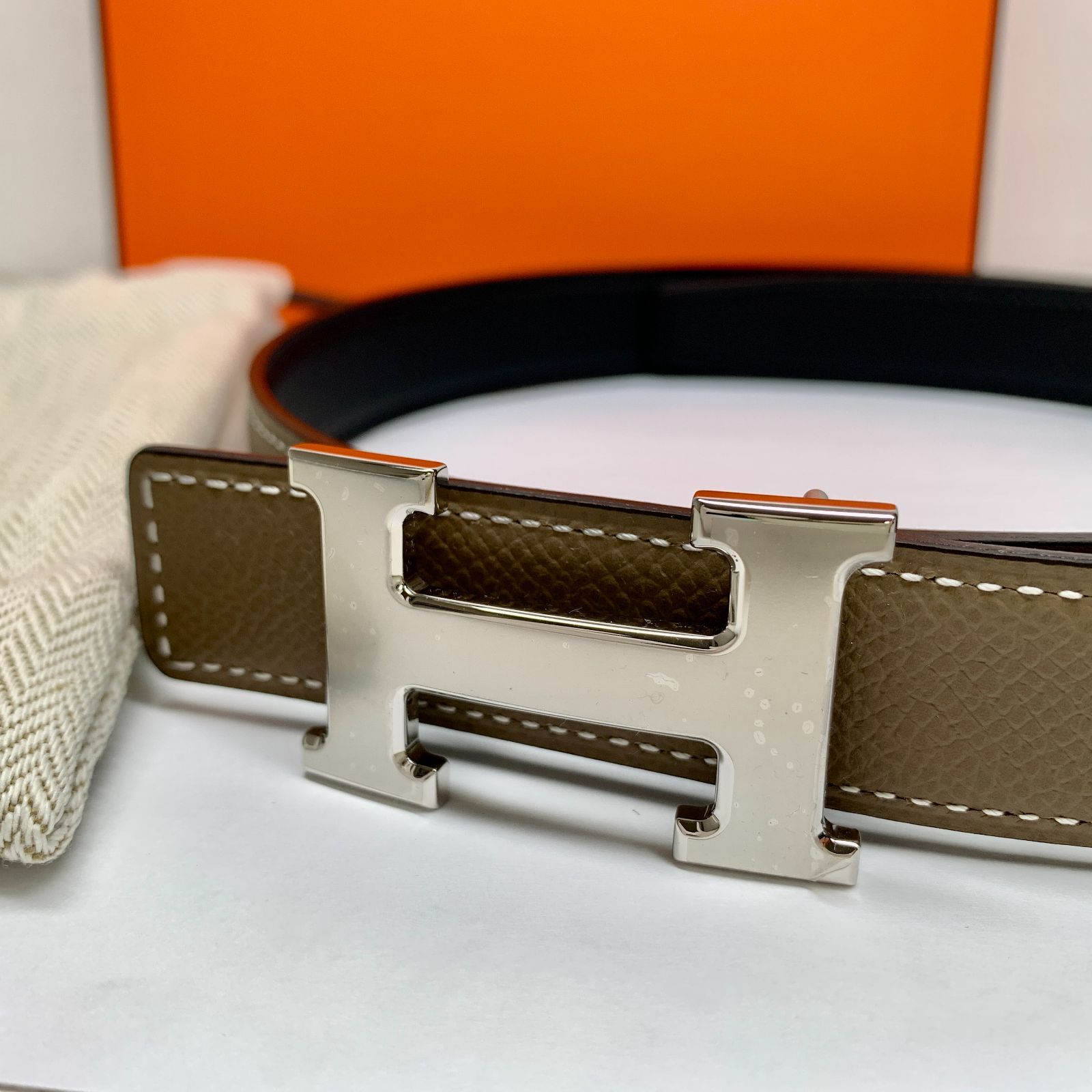 f001 L 未使用新品 エルメス HERMES コンスタンスHベルト 75 ミニ23mm