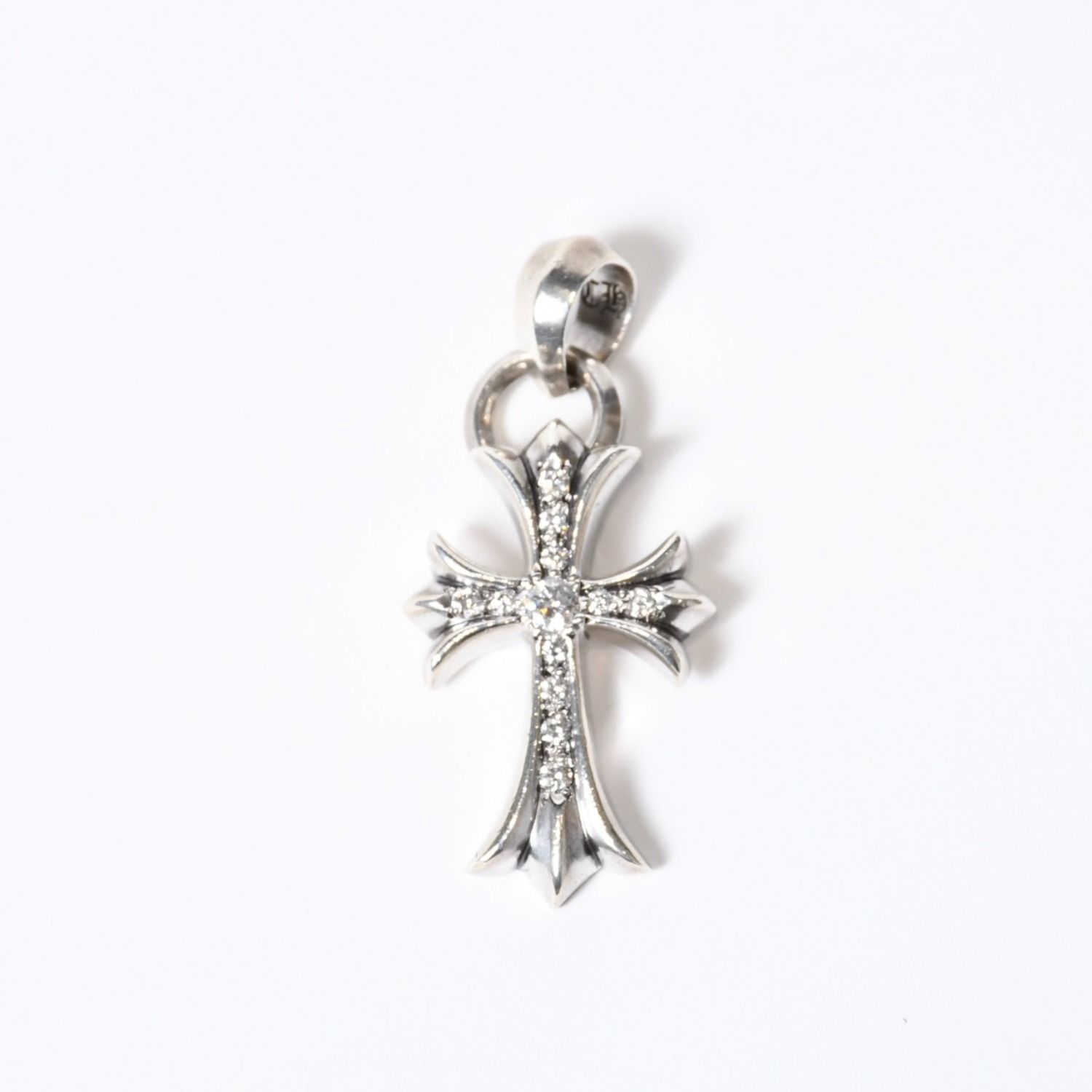 極美品 CHROME HEARTS クロムハーツ CH CRS SML W/BALE スモールCH 