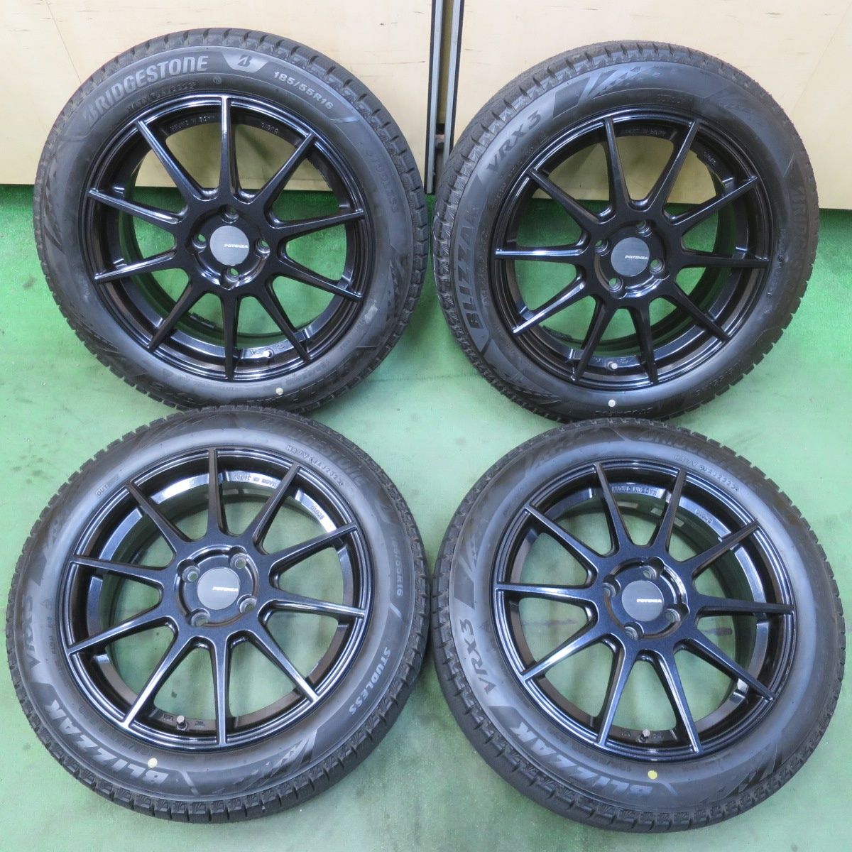 バリ溝！23年！キレイ！ほぼ10分☆スタッドレス 185/55R16