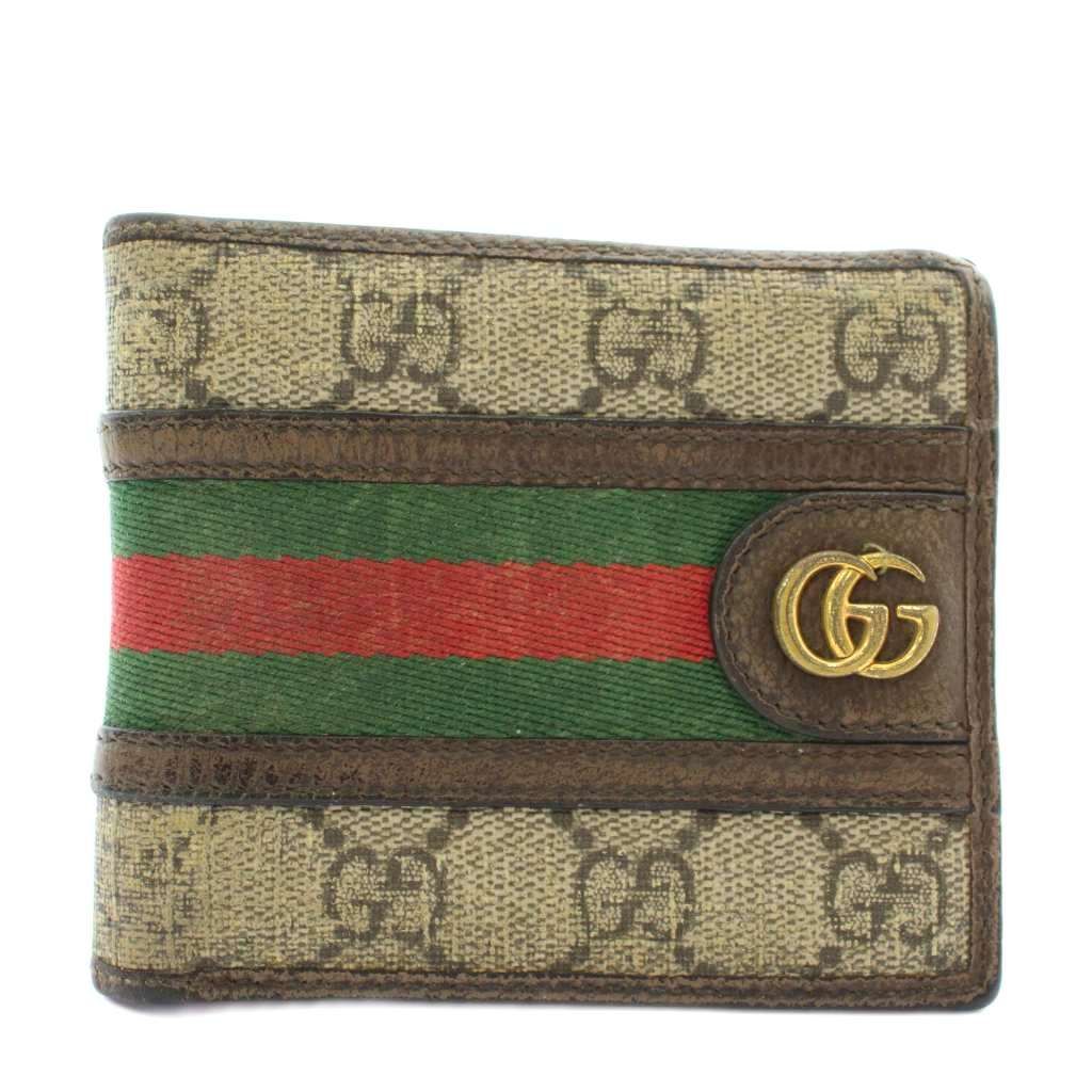 赤字超特価，大人気 グッチ GUCCI オフィディア 財布 二つ折り GG