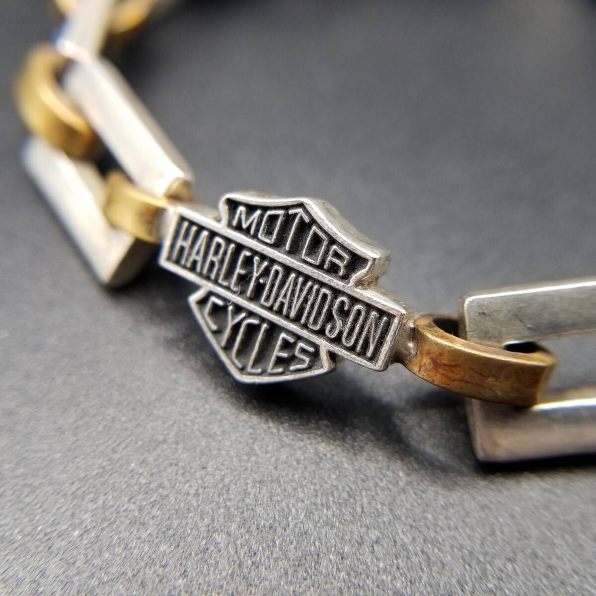 Harley Davidson Motor Cycles ボックスチェーン 925 シルバー 