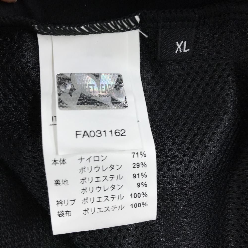 【超美品】SY32 スニード 黒×グレー 一部メッシュ ブルゾン ストレッチ メンズ XL ゴルフウェア SY32 BY SWEET YEARS ゴルフ 【超美品】SY32 スニード 黒×グレー 一部メッシュ ブルゾン