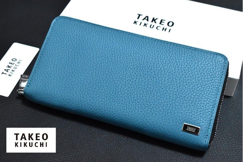 定価2万3650円】新品 TAKEO KIKUCHI【ビル】ラウンドファスナー長財布