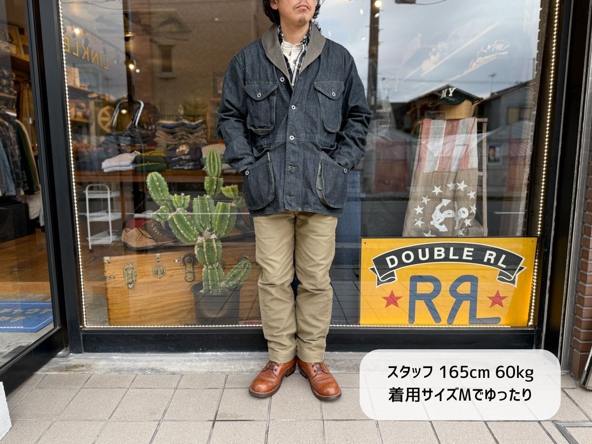 RRL(ダブルアールエルラルフローレン):ショールカラー デニム