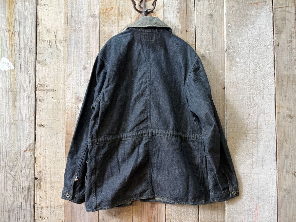 【最終期間限定値下！！】DOUBLE RL ショールカラーデニムジャケット RRL(ダブルアールエルラルフローレン):ショールカラー デニム