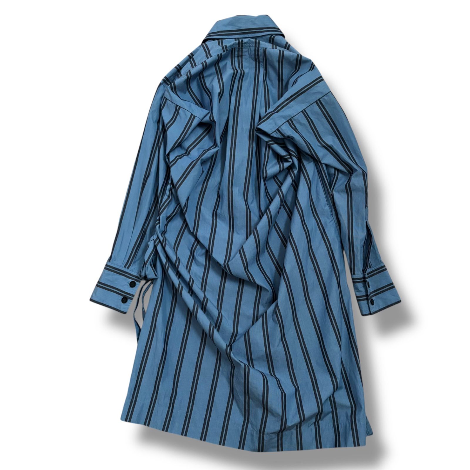 Vivienne Westwood ANGLOMANIA】美品 変形シャーリング ストライプ