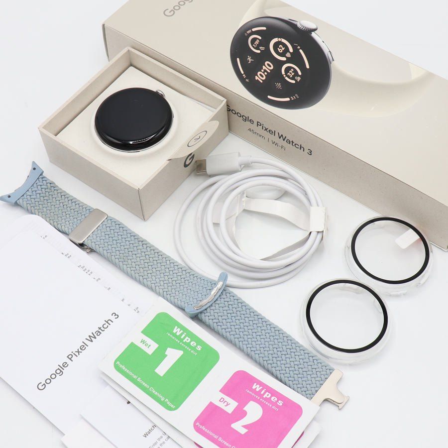 美品 Google Pixel Watch 3 45mm Polished Silver - メルカリ