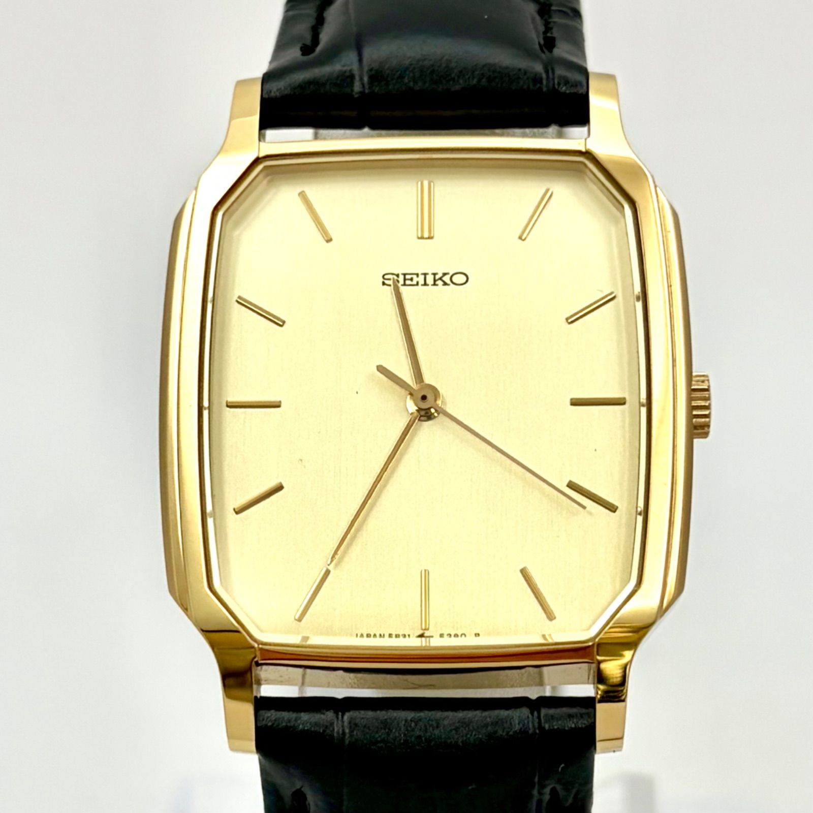 箱付/美品/新品電池】SEIKO セイコー メンズ 腕時計 ゴールド