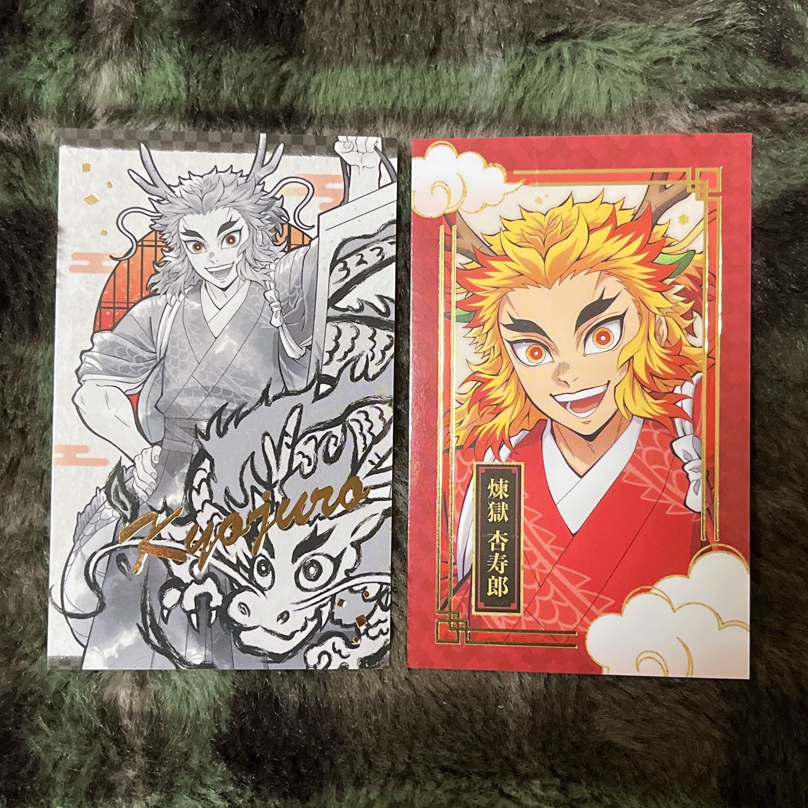 鬼滅の刃 鬼滅祭 後夜祭 辰年 缶バッジ フォトカード 煉獄 鬼滅の刃 アニメ伍周年記念祭～後夜祭～ 辰年 ランダムフォトカード