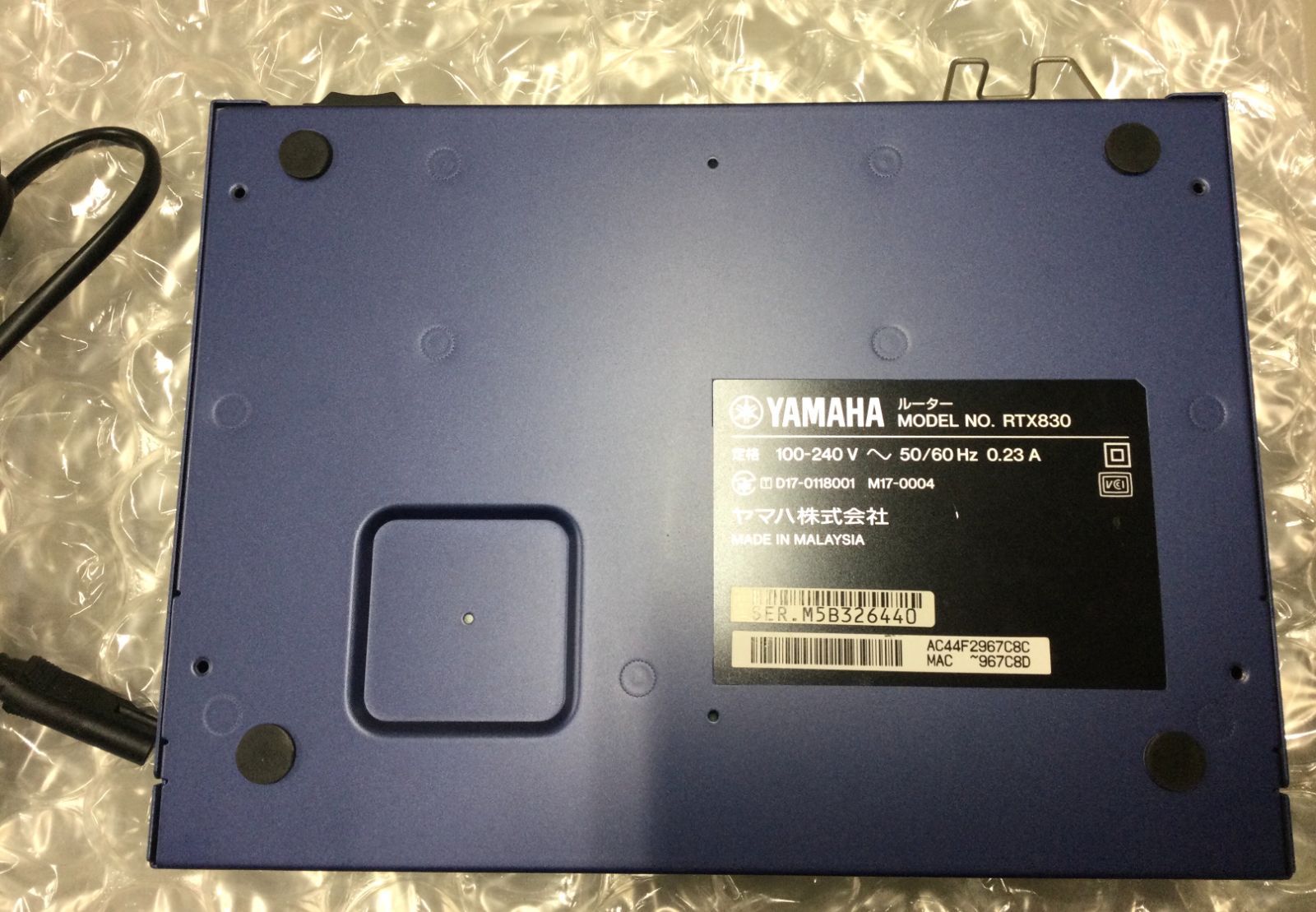 YAMAHA RTX830 ルーター V384（やや傷あり） - メルカリ