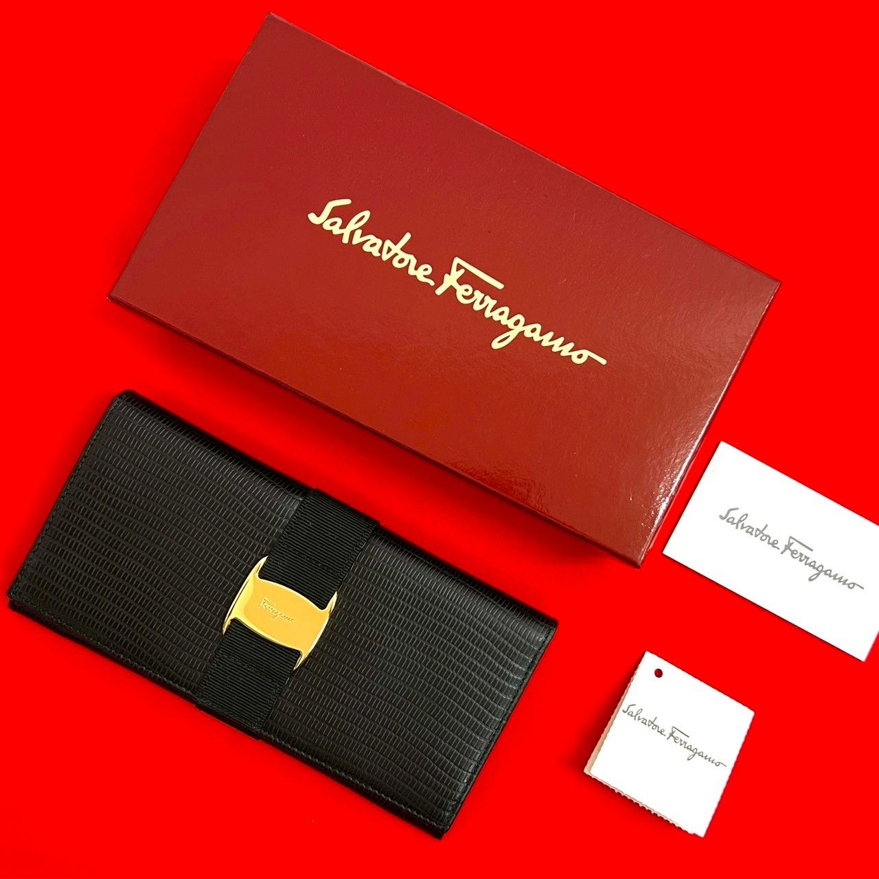 極 美品 箱付き Salvatore Ferragamo サルヴァトーレフェラガモ 極 美品 箱付き Salvatore Ferragamo サルヴァトーレフェラガモ