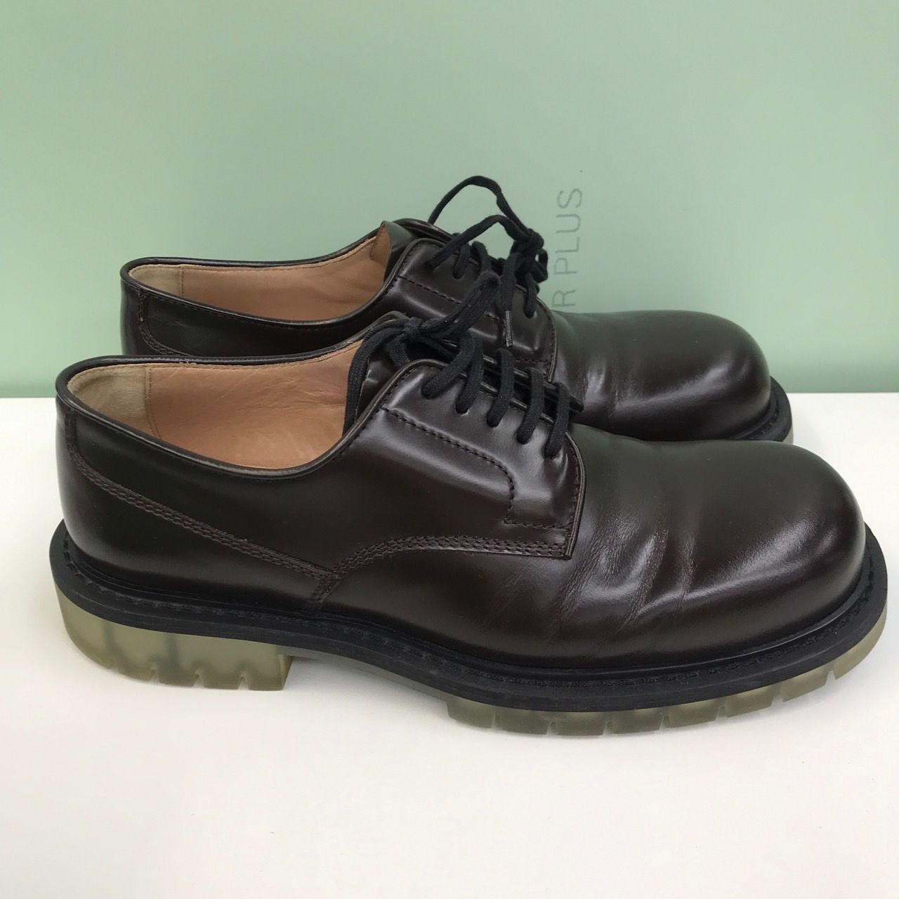 BOTTEGA VENETA THE STILT クリアソール 42 BOTTEG VENETA ボッテガヴェネタ THE STILT スティルト レザー クリア