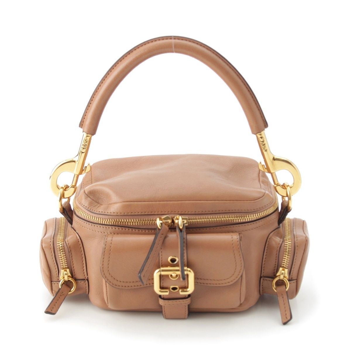 クロエ シャイニーレザー スモール Camera Bag 2way カメラ 