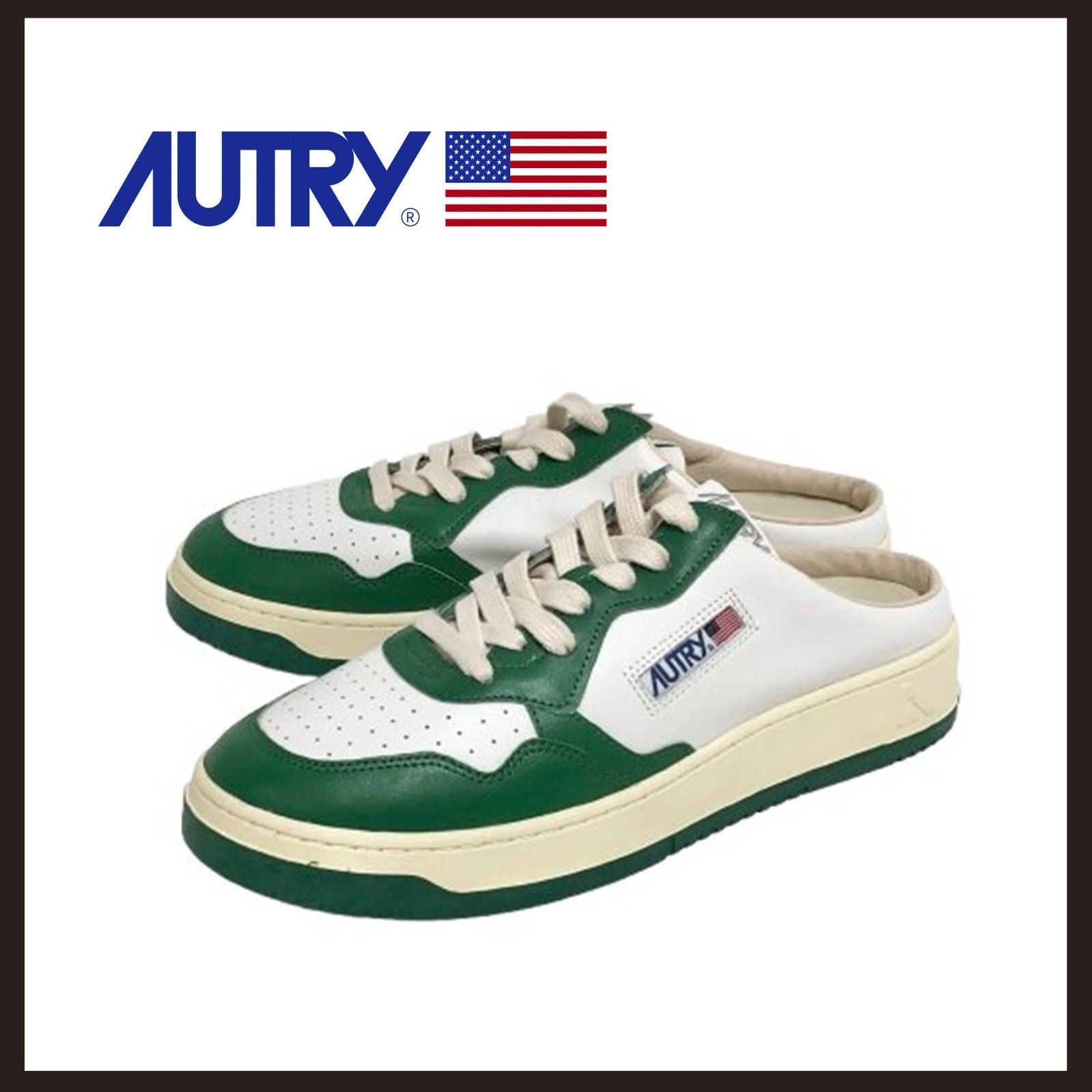 新品未使用 AUTRY (オートリー) メダリスト ミュールロー ホワイト 