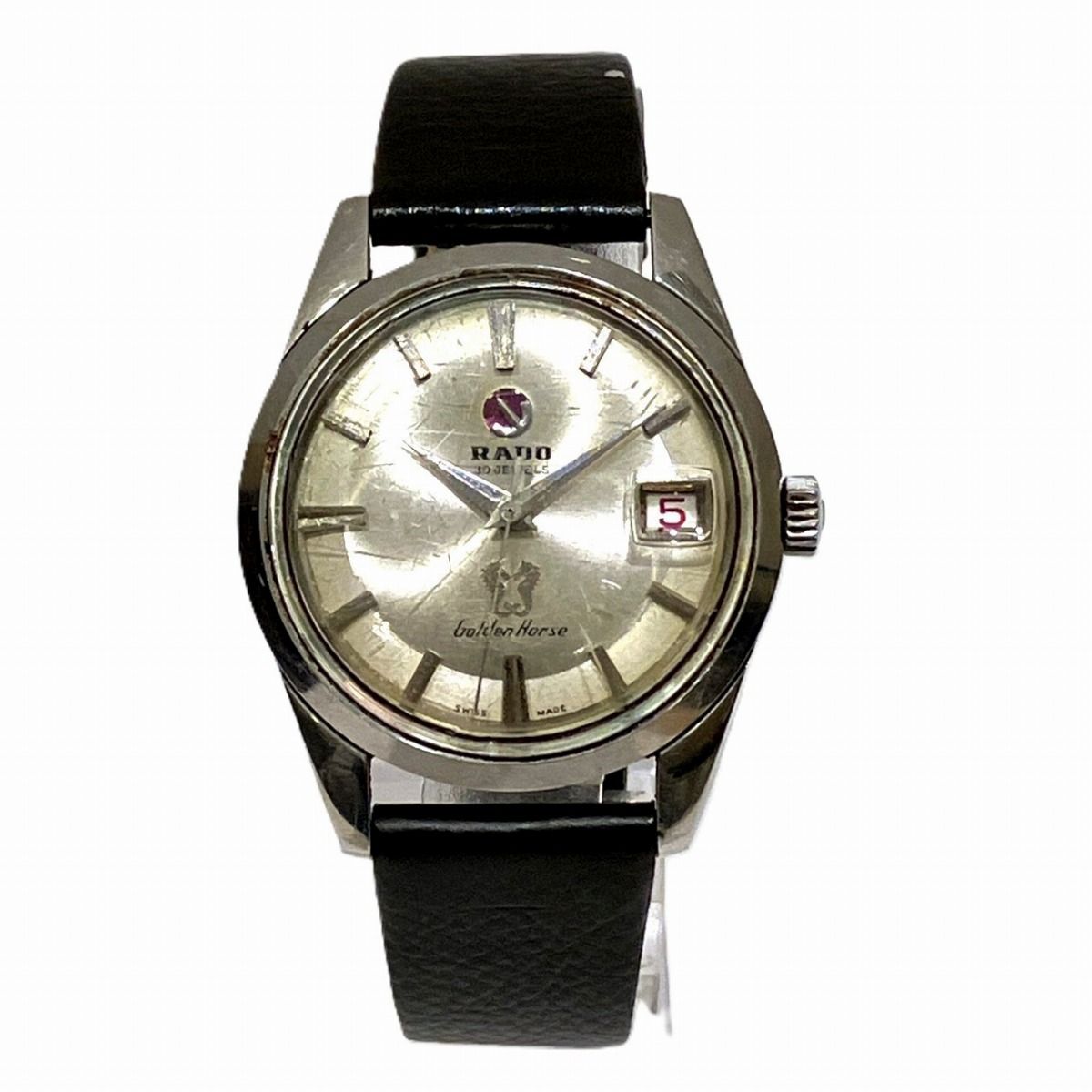 ラドー RADO ゴールデンホース デイト 30石 腕時計 総重量約44g SS 本