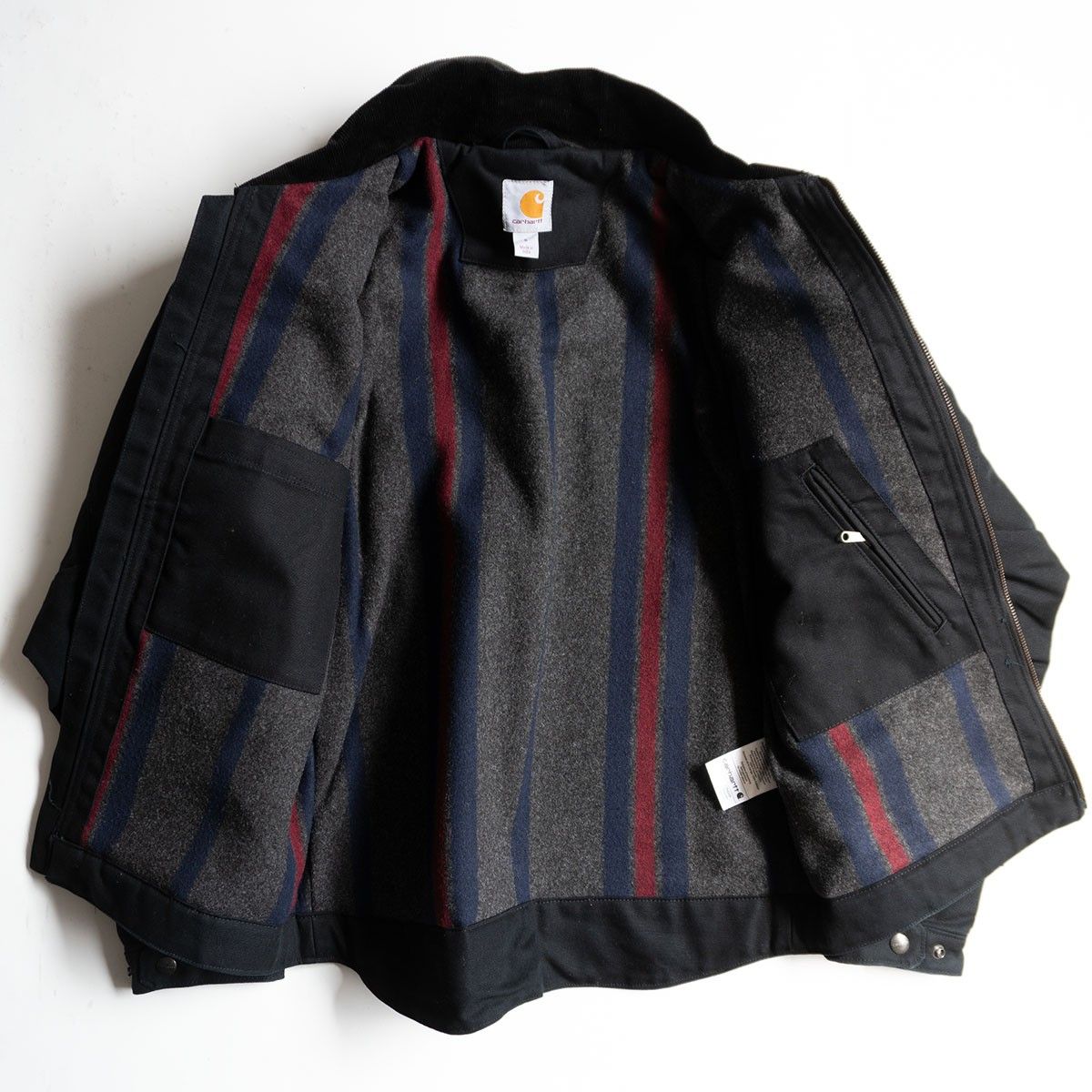 美品】Carhartt【Detroit Jacket デトロイトジャケット】S ブラック 