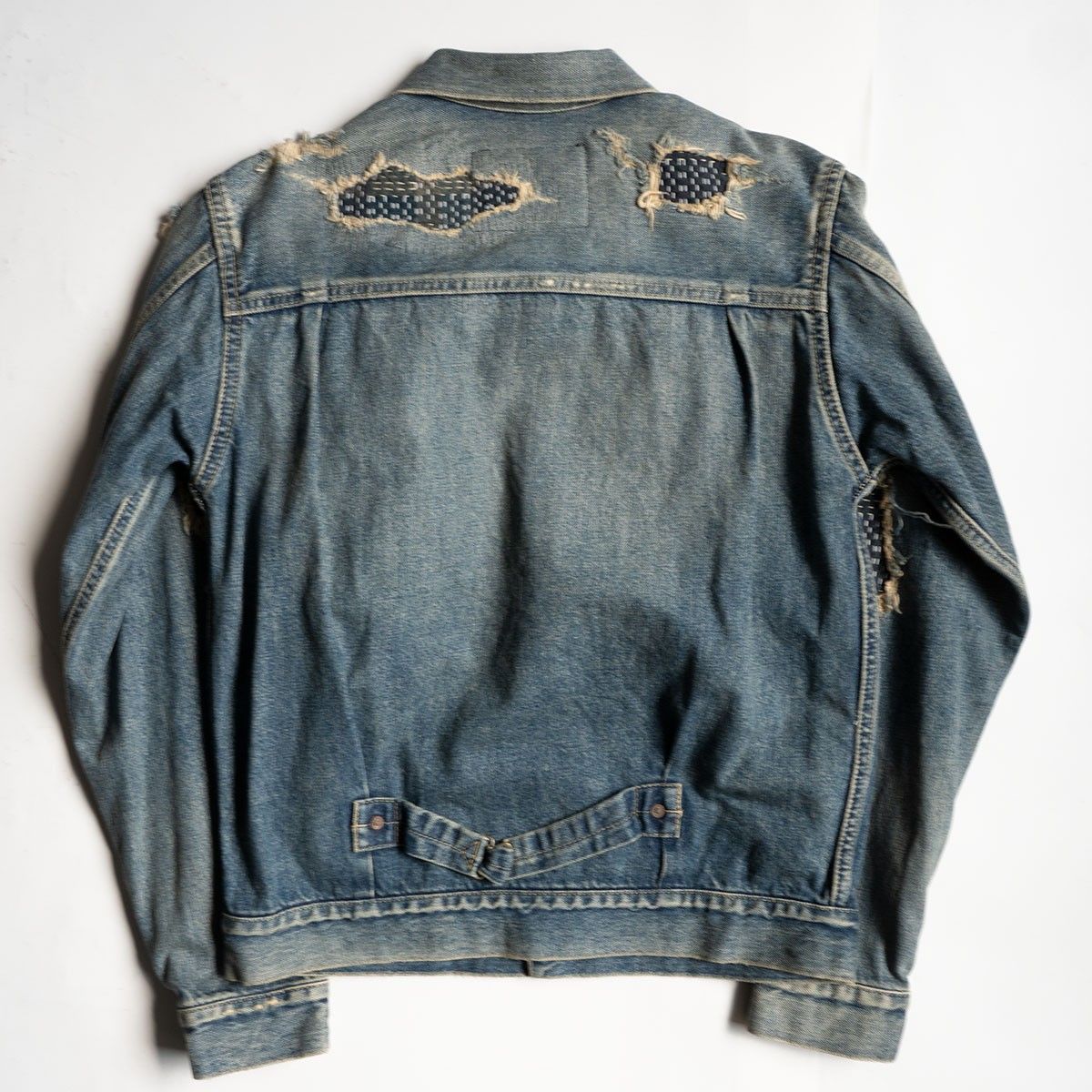 美品】STUDIO D'ARTISAN【NORAGI BORO デニムジャケット】38
