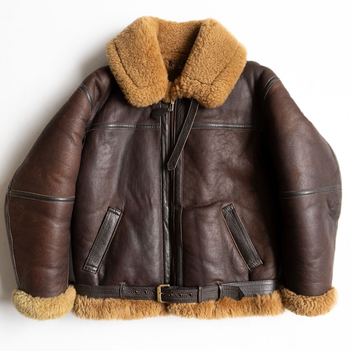 希少】AVIATION LEATHER CRAFT【RAF IRVIN ムートン フライト 