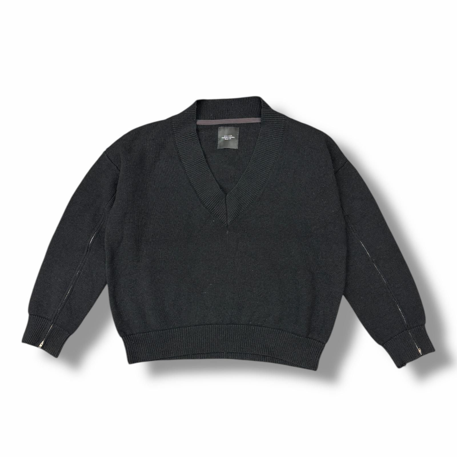 UNUSED 7G V-neck knit 7ゲージVネックニット セーター アンユーズド