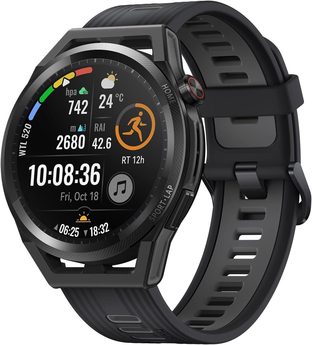 HUAWEI WATCH GT Runner スマートウォッチ ブラック ファーウェイ GTランナー iOS/Android対応 超軽量