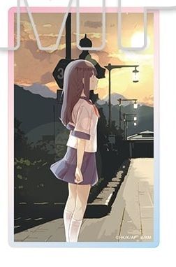 마키노하라 쇼코 덴게키 분코 세이춘 피그 바스타드 시리즈 고등학생 에디토리얼 비주얼 트레이딩 오로라 아크릴 카드 블루 피그 유스 피그 저크 머천다이즈 카드
