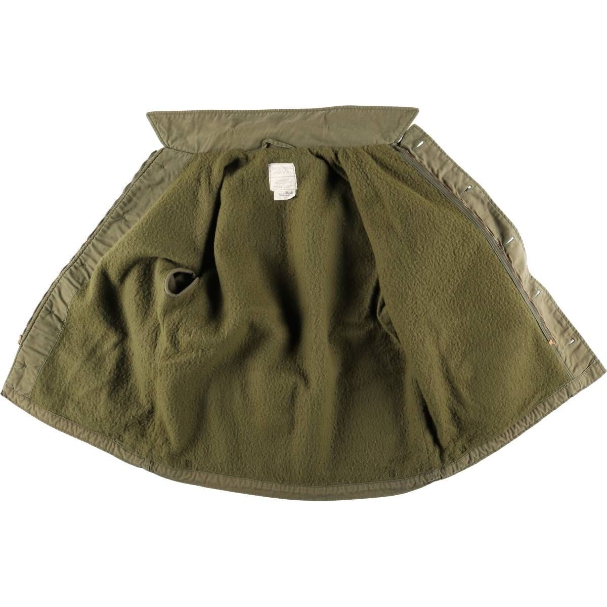 古着 80年代 米軍実品 A-2 ミリタリー デッキジャケット USA製 X-LARGE 