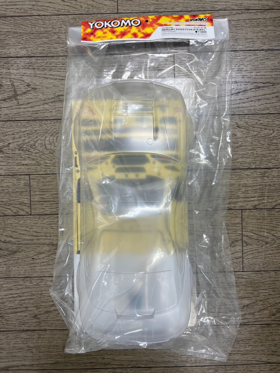 ヨコモ MERCURY サヤカスペシャル S15 ドリフト用ボディセット #SD
