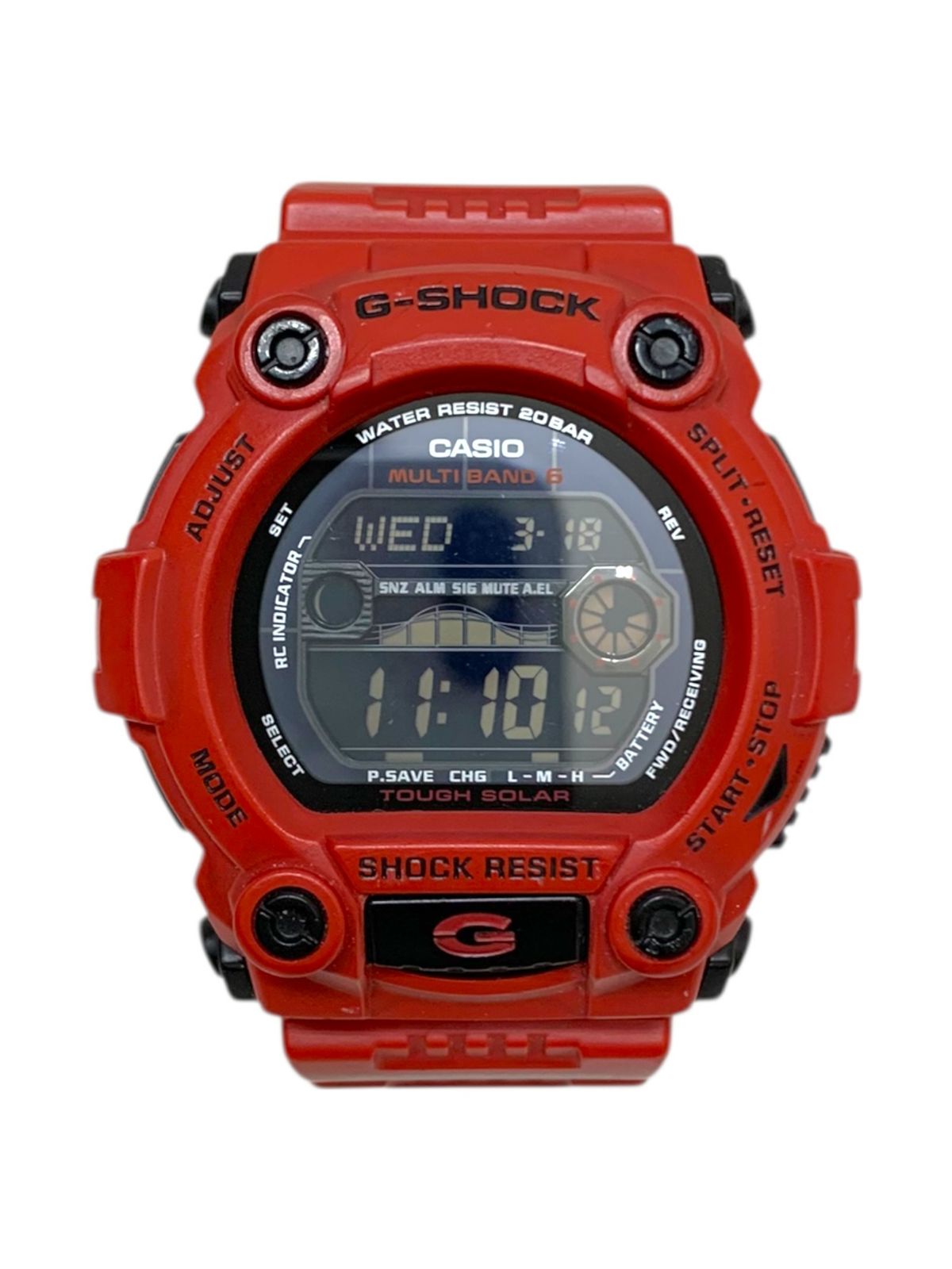 CASIO (カシオ) G-SHOCK デジタル 腕時計 W-7900RD-4JF レッド メンズ