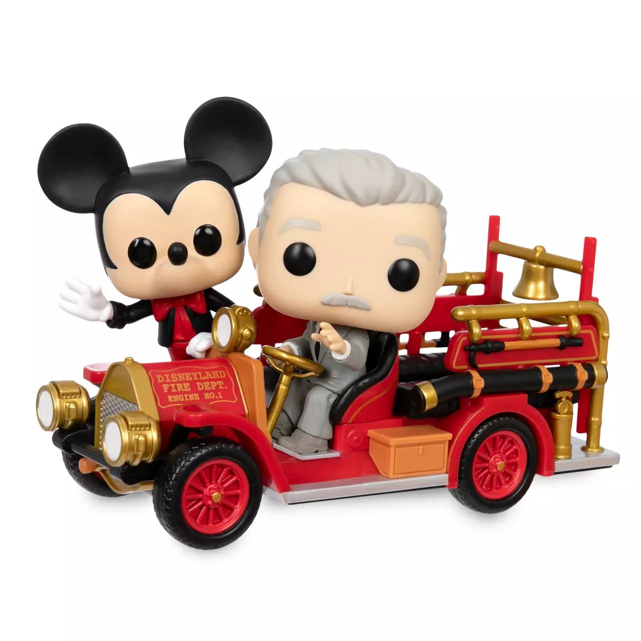 【美品_箱なし】ファンコポップ ディズニーランド 消防車 ファンコポップ ディズニーランド70周年 ミッキーマウス＆ウォルト