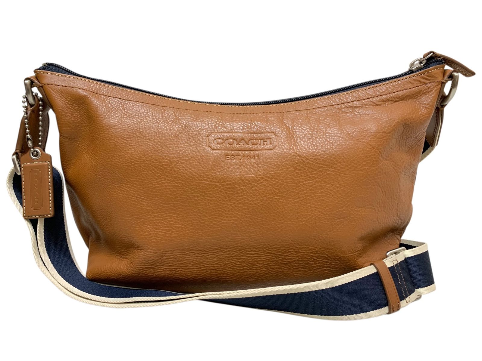 COACH (コーチ) ヘリテージウェブ ショルダーバッグ F70559 キャメル 
