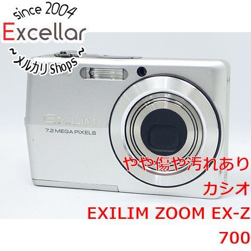 bn:6] CASIO製 EXILIM ZOOM EX-Z700 シルバー 720万画素 【公式通販】