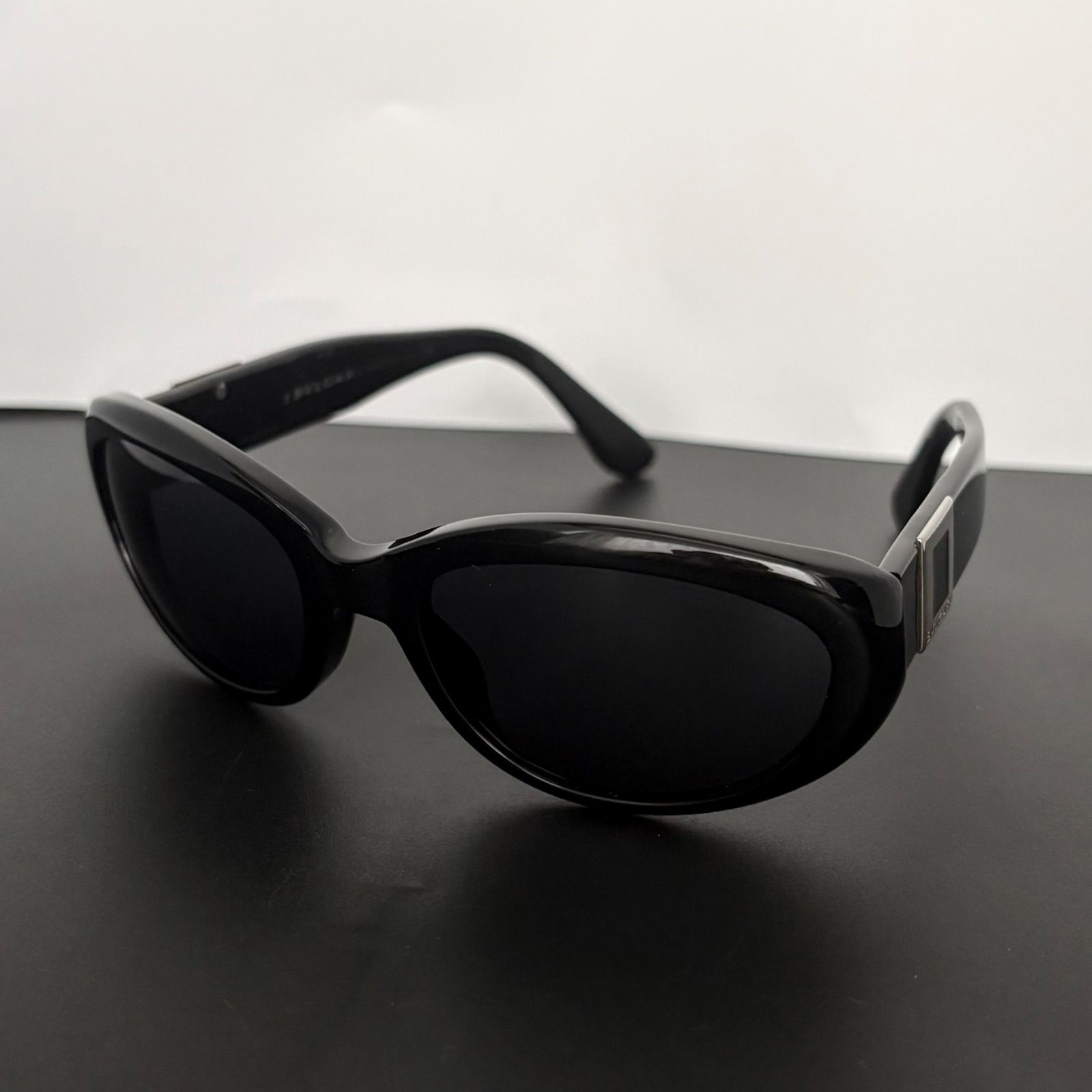 美品 ブルガリ BVLGARI サングラス オーバル 810 ブラック 黒 oval 