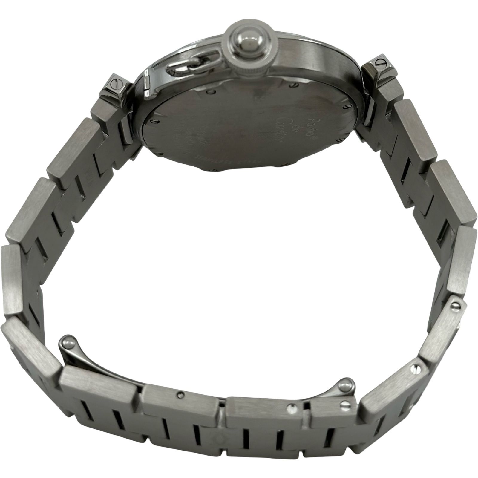 カルティエ Cartier パシャ C W31043M7 ブラック ステンレススチール 