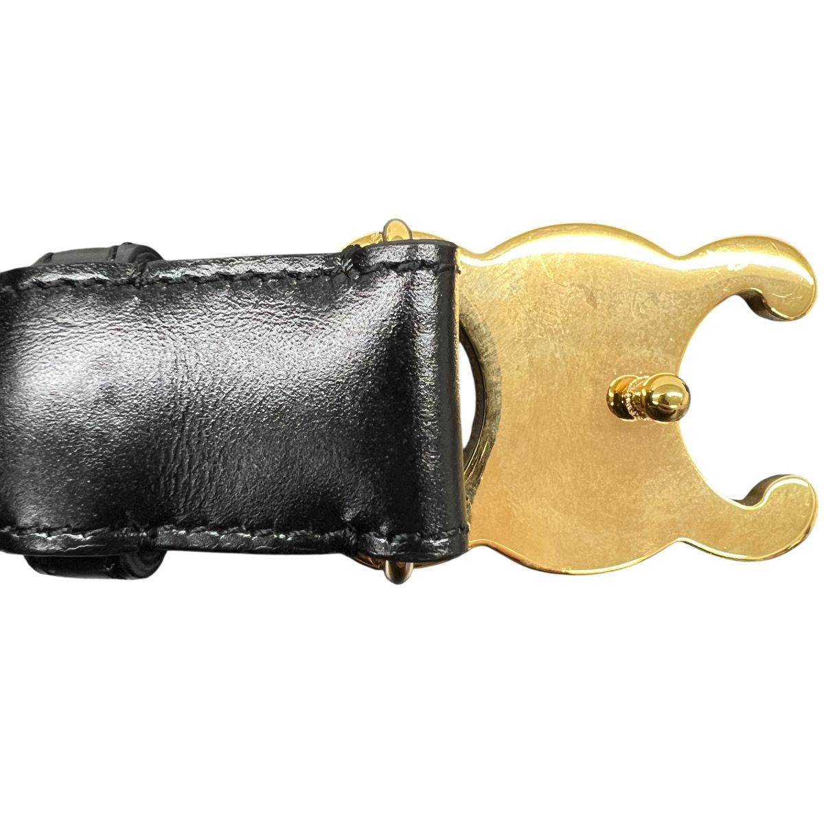 CELINE 美品 セリーヌ TRIOMPHE トリオンフ ベルト #75 レザー