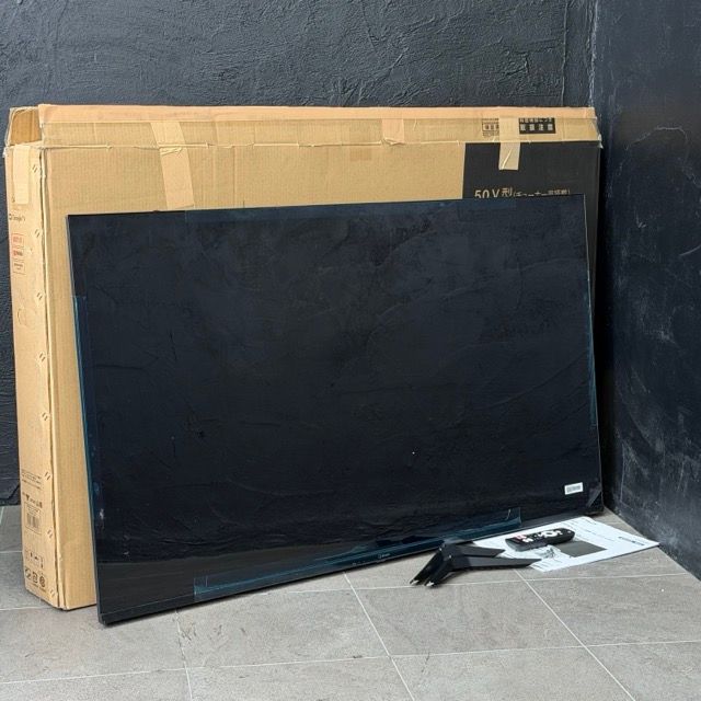 50V型 4Kスマートテレビ【中古】動作保証 山善 Qriom QRH-50TL4K