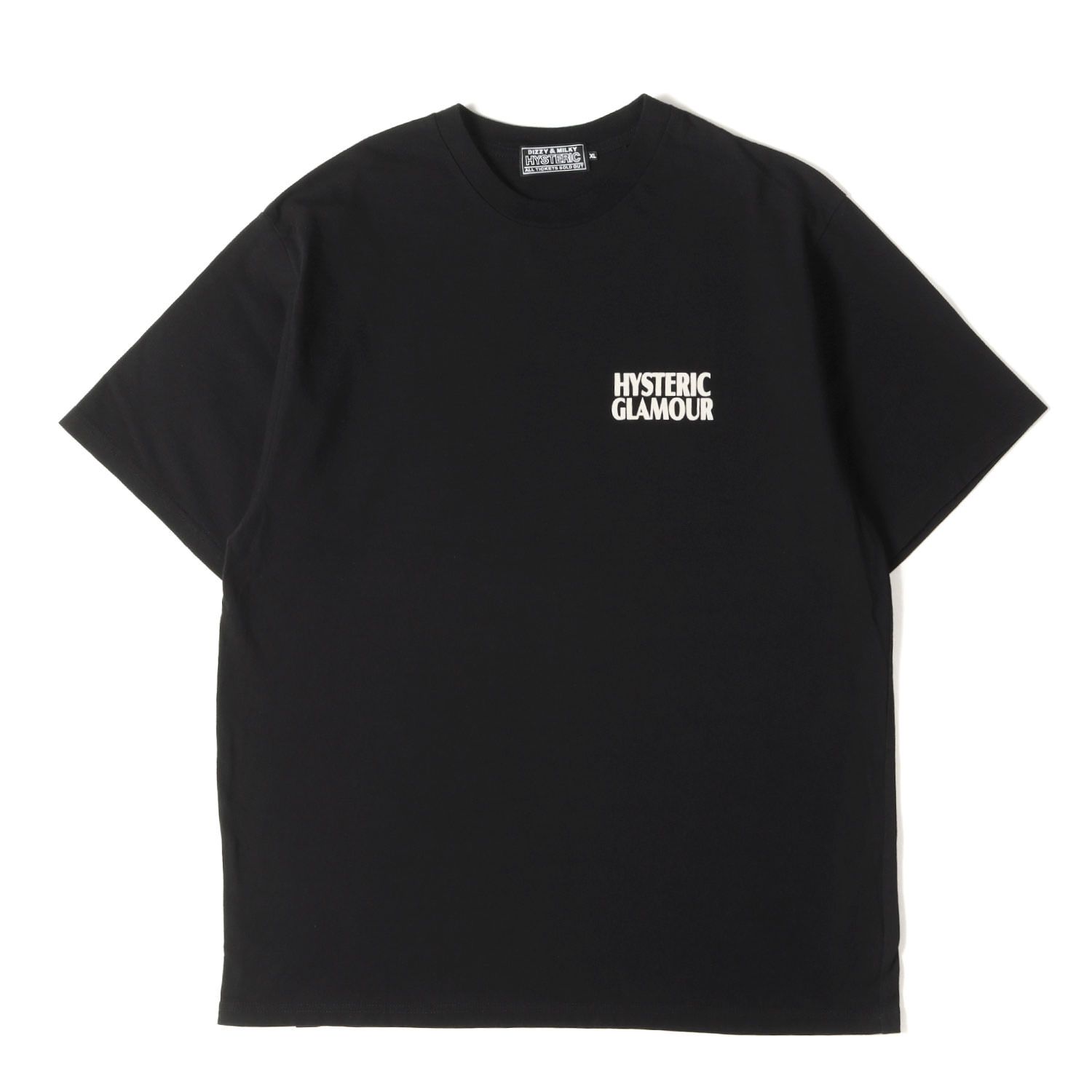 美品】HYSTERIC GLAMOUR ヒステリックグラマー Tシャツ ブラック 黒 
