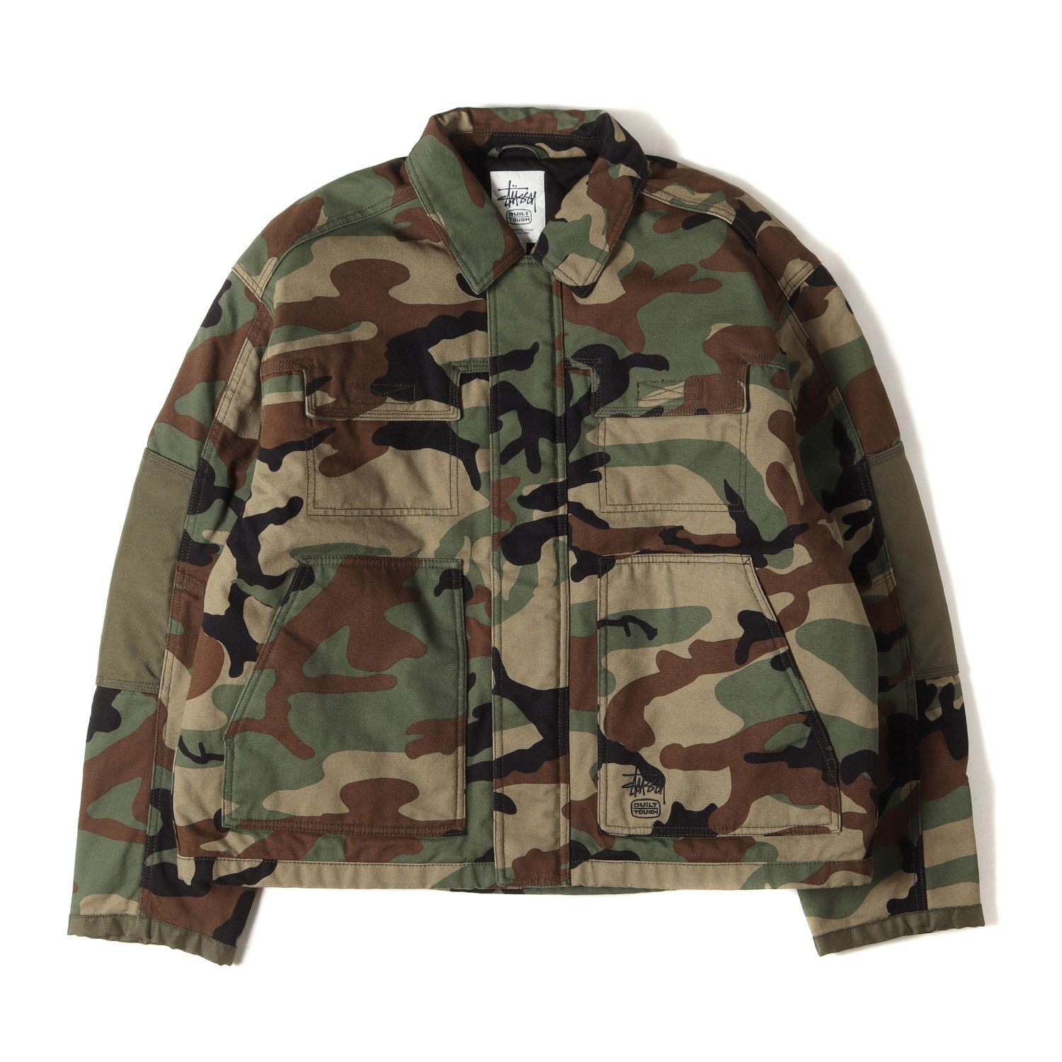 Stussy 迷彩ジャケット Lサイズ 新品】STUSSY ステューシー ジャケット ウッドランドカモ 迷彩 サイズ