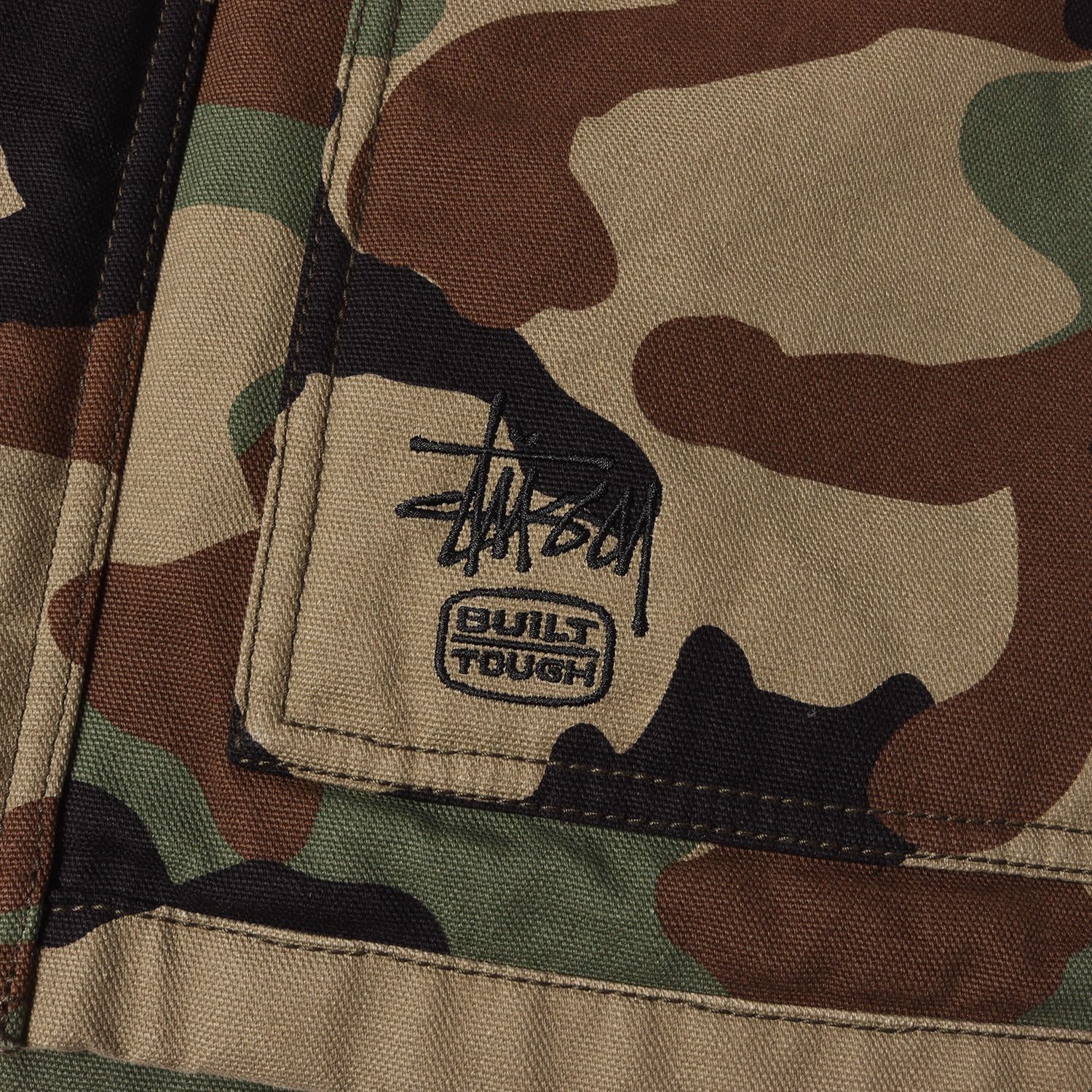 新品】STUSSY ステューシー ジャケット ウッドランドカモ 迷彩 サイズ