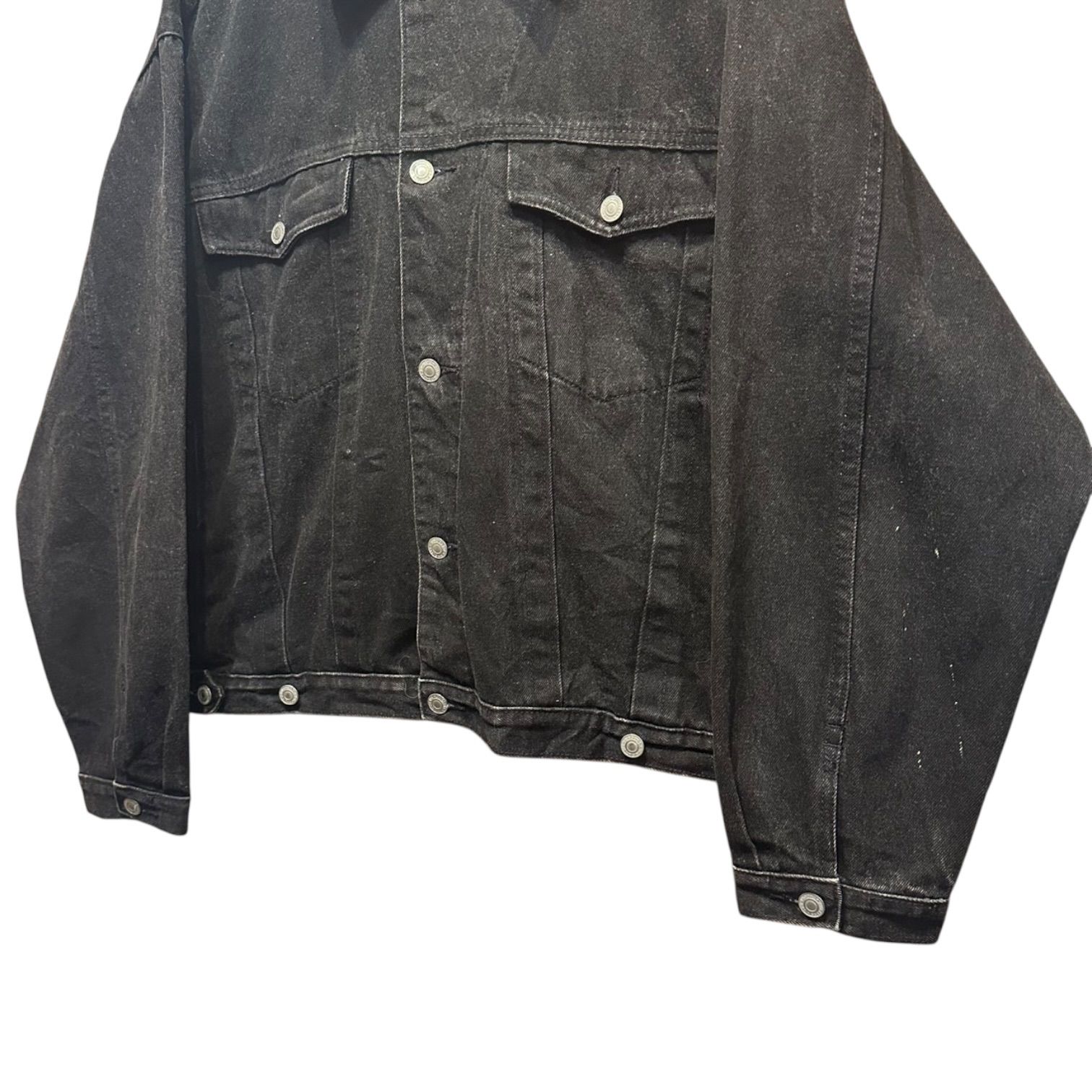 JINGLERS Black Denim Jacket 黒 XL ジングラーズ ブラックデニム 