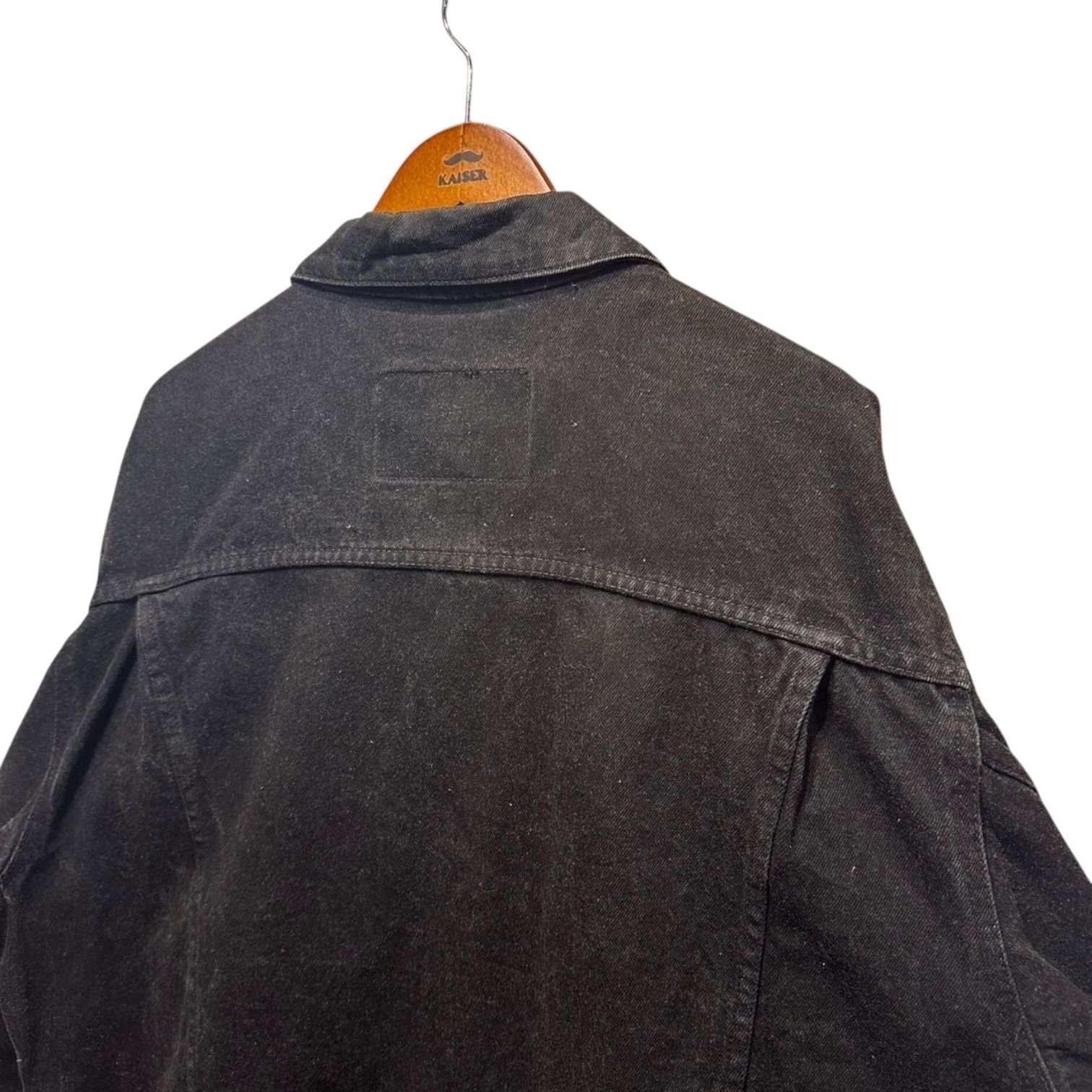JINGLERS Black Denim Jacket 黒 XL ジングラーズ ブラックデニム 