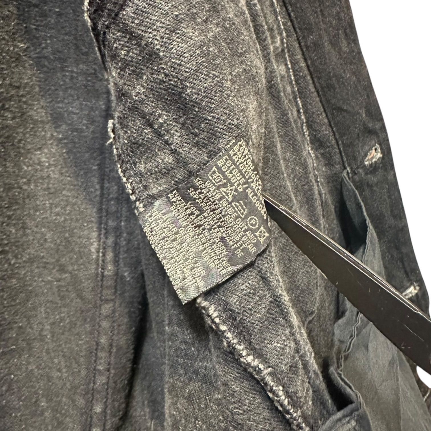 JINGLERS Black Denim Jacket 黒 XL ジングラーズ ブラックデニム 
