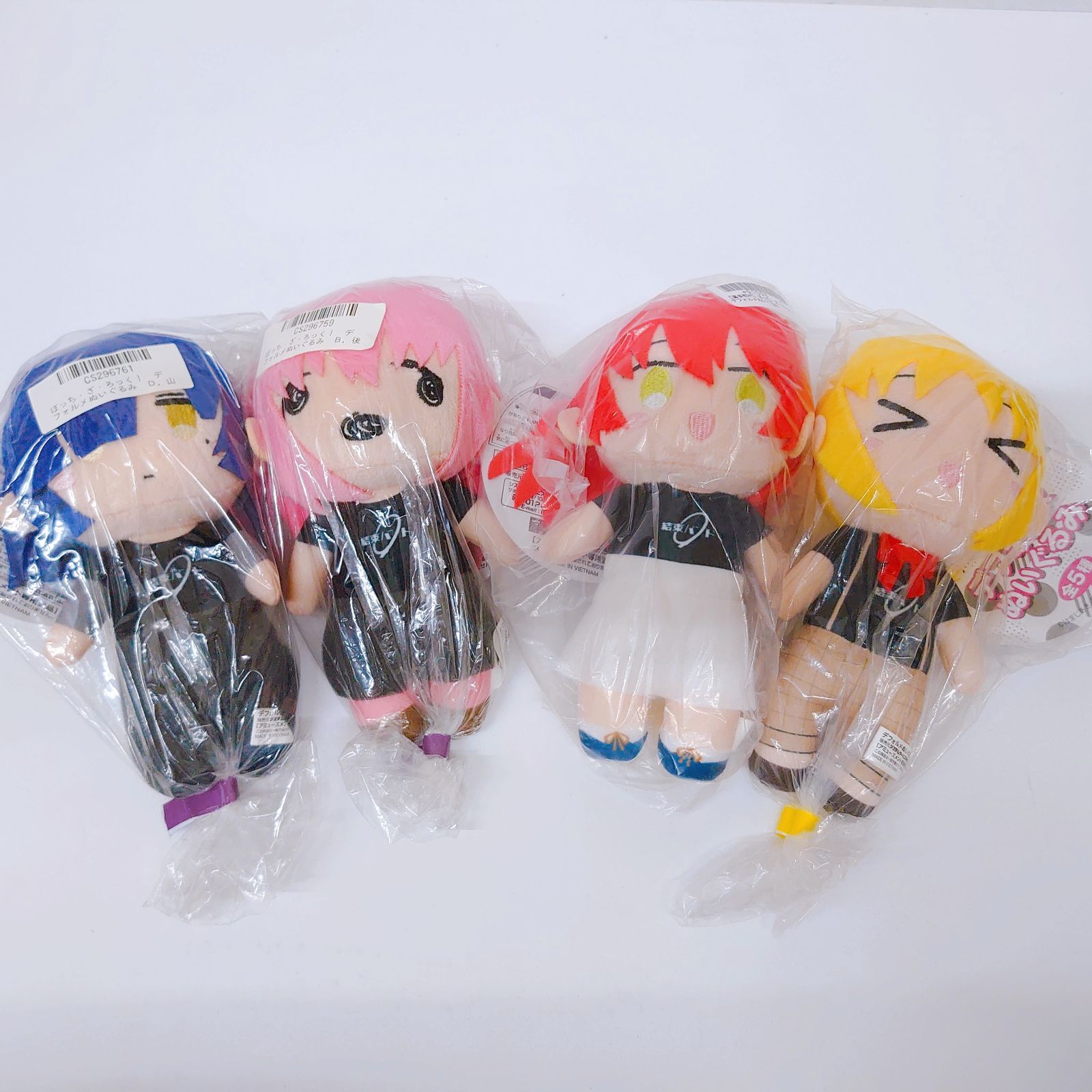 まとめ売り】ぼっちざろっく デフォルメ ぬいぐるみ 後藤ひとり 山田 
